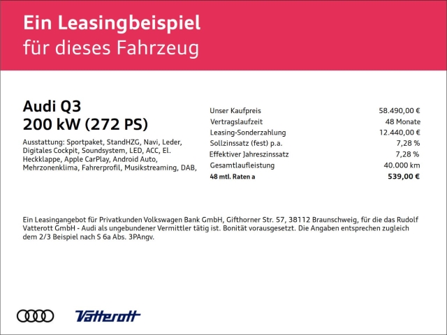 Audi - Q3 e-hybrid ACC LED ParkAssist Kamera_2