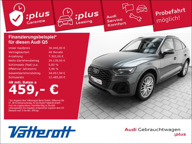 Audi - Q5 Sportback 50 TFSI e S line AHK Navi_1