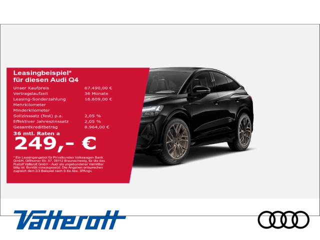 Audi Q4 Sportback 55 edition S line AHK SONOS Pano