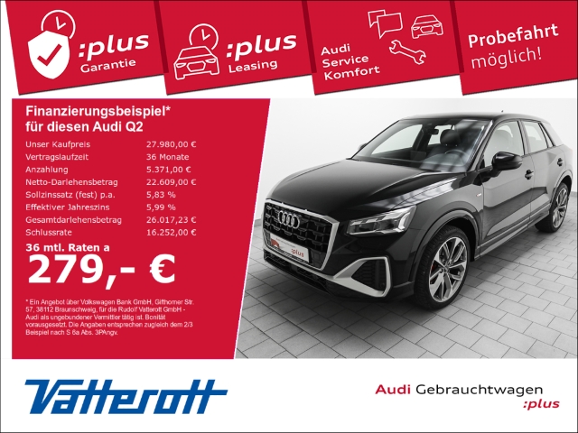 Audi Q2 35 TFSI S-tronic S line Matrix Navi PDC ACC