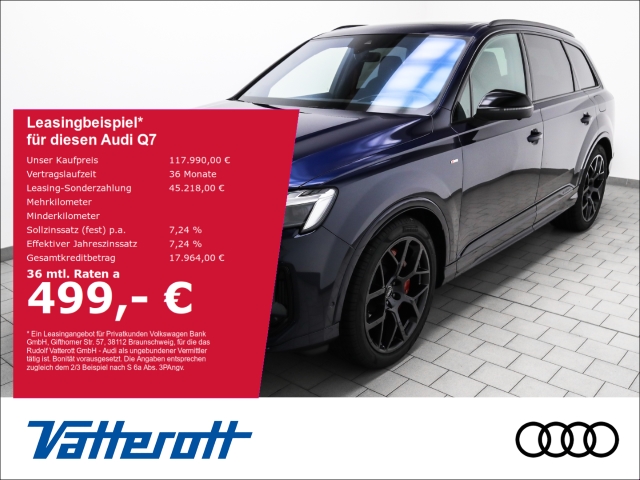Audi - Q7 60 TFSIe S line business AHK Pano Laser B&O_1
