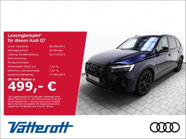 Audi - Q7 60 TFSIe S line business AHK Pano Laser B&O_1