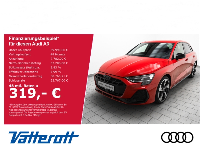 Audi - A3 Sportback S line 35 TFSI ACC Navi AHK SONOS_1