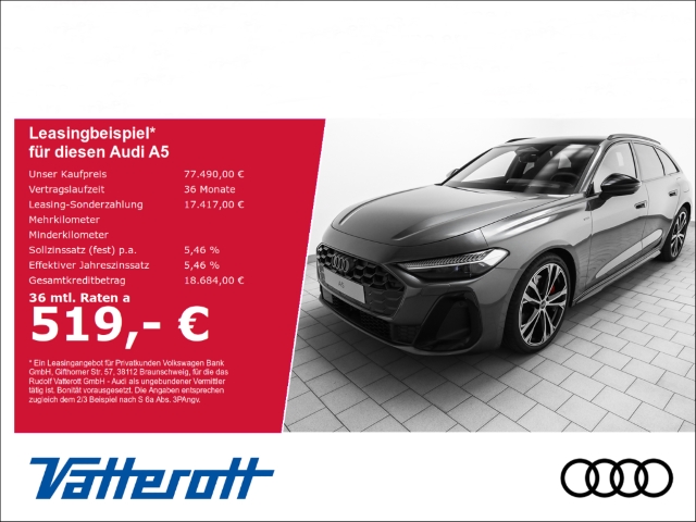 Audi A5 Avant e-hybrid Pano B&O TechPro Matrix
