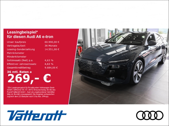 Audi - A6 e-tron Sportback AHK Matrix Memory Kamera Navi_1