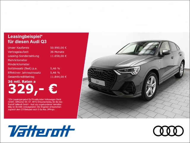 Audi Q3 Sportback S line 35 TFSI AHK LED Navi ACC Kamera