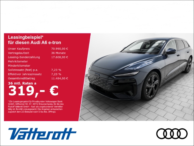 Audi - A6 e-tron Avant performance AHK Matrix Memory Kamera_1