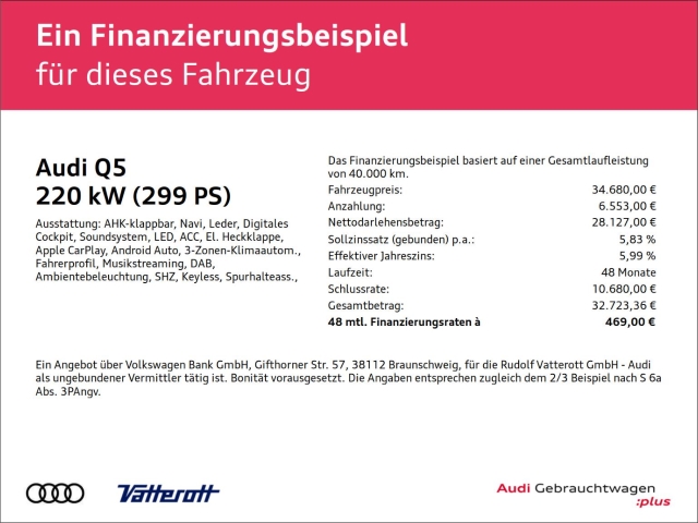 Audi - Q5 Sportback 50 TFSI e S line AHK Navi_2