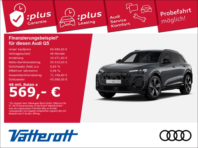 Audi - Q5 edition one schwarz TDI Luftfed. Matrix HUD_1