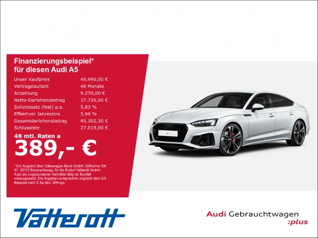 Audi - A5 Sportback 40 TDI S line competition edition AHK_1