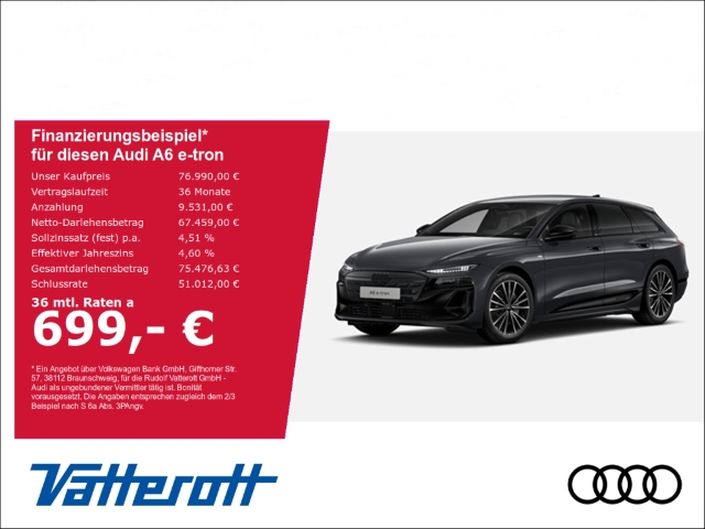 Audi A6 e-tron Avant performance S line AHK  TechPlus