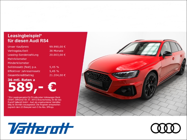 Audi RS4 Avant competition plus B&O HUD AHK ACC Matrix