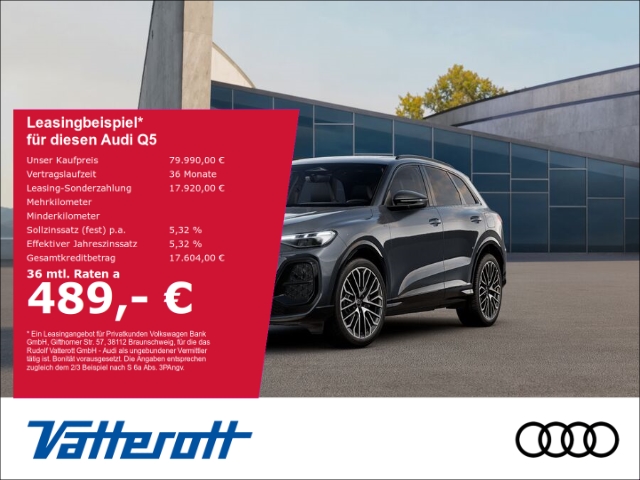 Audi Q5 e-hybrid quattro edition one AHK TechPro Luftfed.