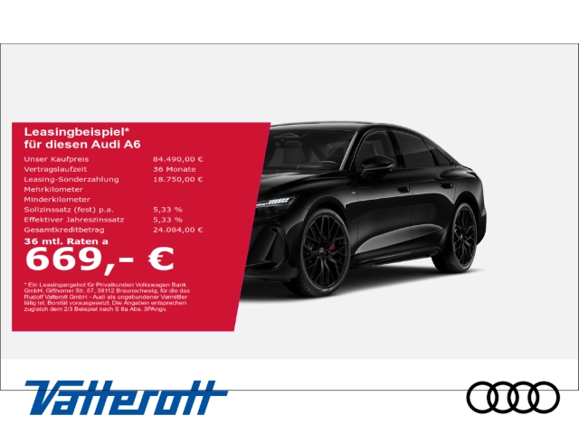Audi A6 Limousine e-hybrid edition one Luftfed. B&O