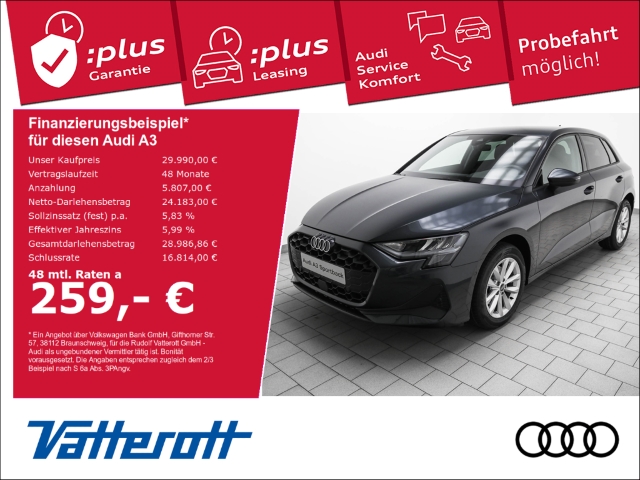 Audi - A3 Sportback 30 TFSI S tronic CarPlay ParkAssist_1