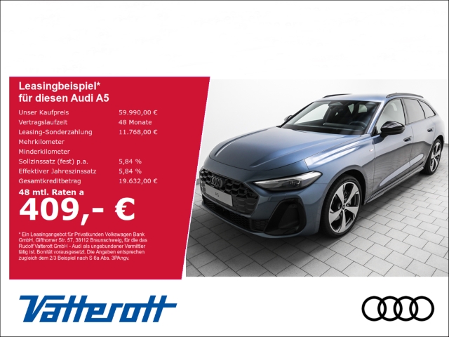 Audi - A5 Avant TDI quattro S line AHK ParkAssist Navi_1