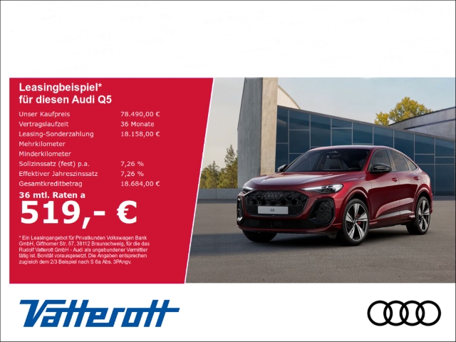 Audi - Q5 Sportback e-hybrid quattro AHK Pano HUD_1
