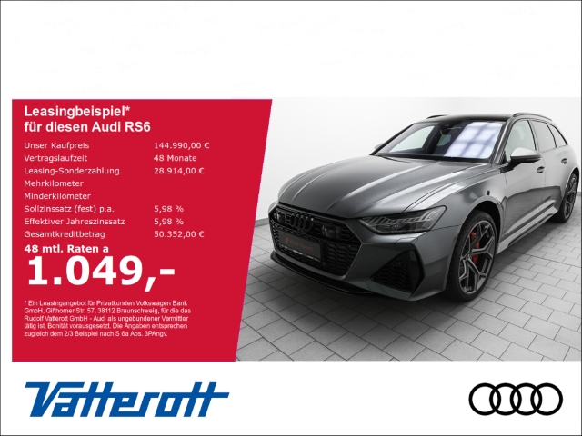 Audi - RS6 Avant performance Pano B&O Standhzg. AHK_1