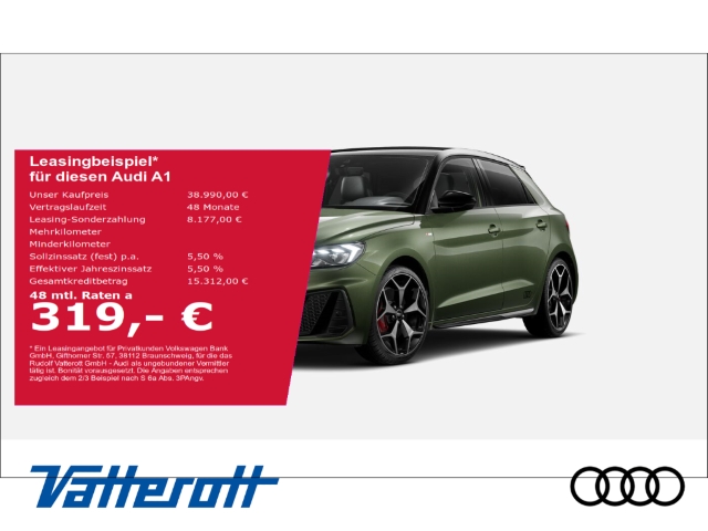 Audi - A1 Sportback 40 TFSI S line plus ACC Kamera Navi_1