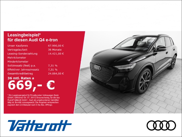 Audi Q4 e-tron 45 quattro S line AHK SONOS Matrix NaviPro
