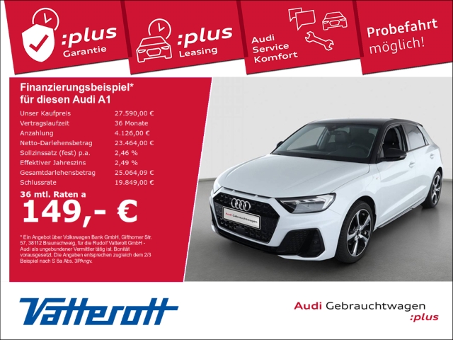 Audi - A1 Sportback 30 TFSI S line Leder Navi LED ACC_1
