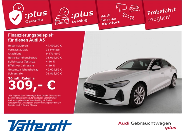 Audi - A5 TFSI quattro Kamera CarPlay ACC Navi_1