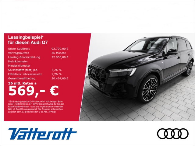 Audi - Q7 55 TFSIe S line business AHK B&O Pano HUD_1