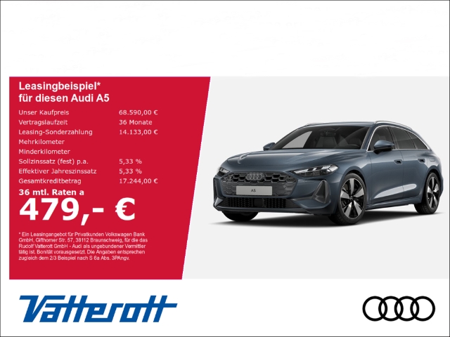 Audi - A5 Avant e-hybrid advanced ACC AHK Navi Matrix_1