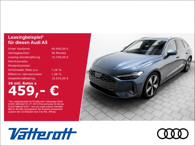 Audi - A5 Avant e-hybrid advanced ACC AHK Navi Matrix_1