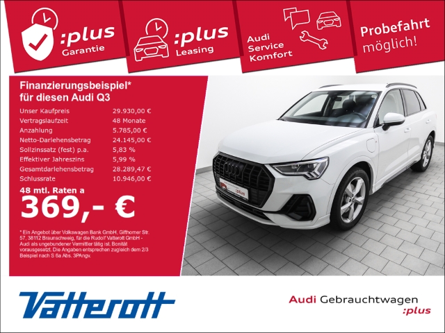 Audi - Q3 45 TFSI e S line AHK Navi LED_1