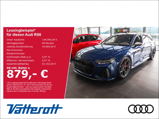 Audi - RS6 Avant performance AHK Pano Keramik B&O Laser_1