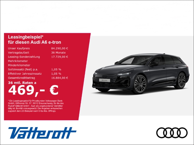 Audi A6 e-tron Avant performance S line AHK  TechPlus