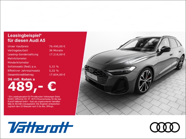 Audi A5 Avant e-hybrid Pano B&O TechPro Matrix