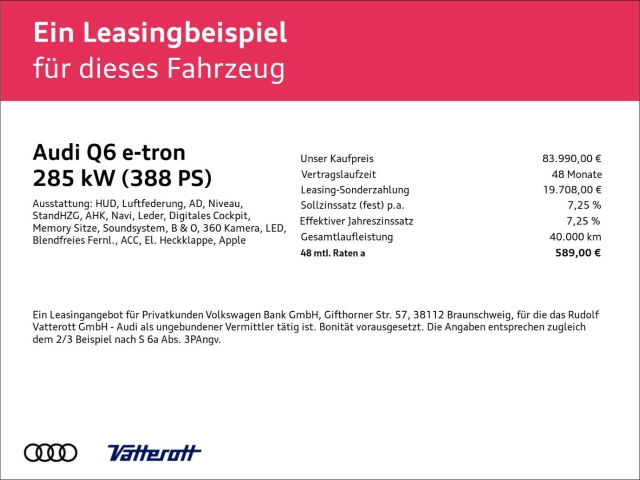 Audi - Q6 e-tron Sportback quattro S line B&O AHK TechPro_2