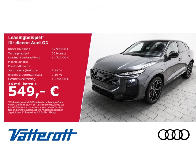 Audi - Q3 Sportback e-hybrid DigMatrix Pano SONOS HUD_1