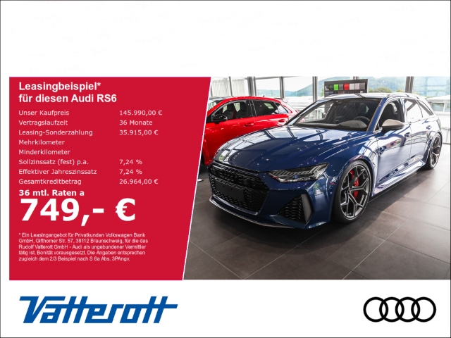 Audi - RS6 Avant performance AHK Pano Keramik B&O Laser_1