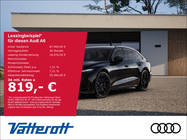 Audi A6 Avant TDI edition one B&O HUD Pano Luftfed.