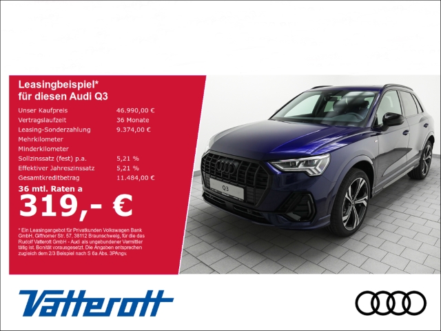 Audi - Q3 S line 35 TFSI ACC Matrix Navi CarPlay Pano Kamera_1